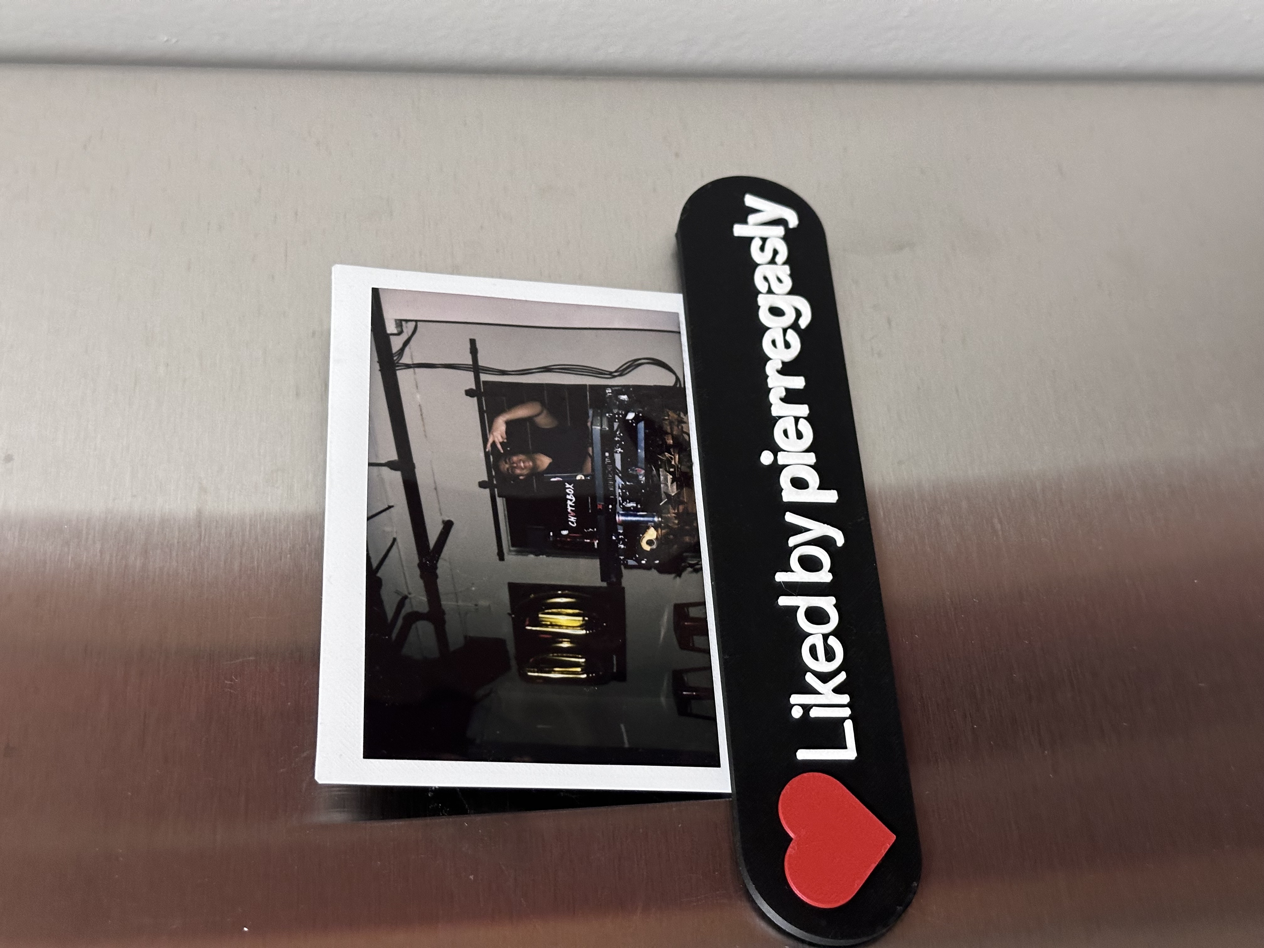 Liked by Pierre Gasly Polaroid Magnet!