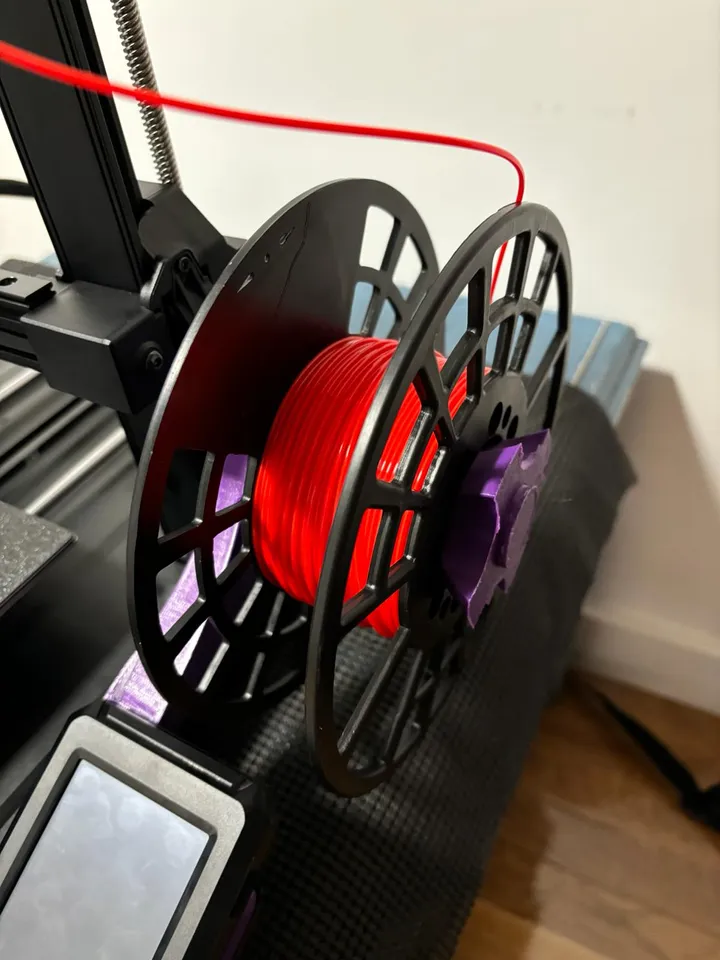 Filament Spool Spindle Ender 3 V3 KE by CdnMade | Download free STL ...