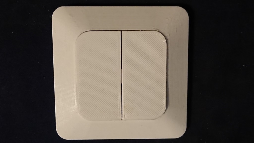 Light switch cover for the 433MHz remote