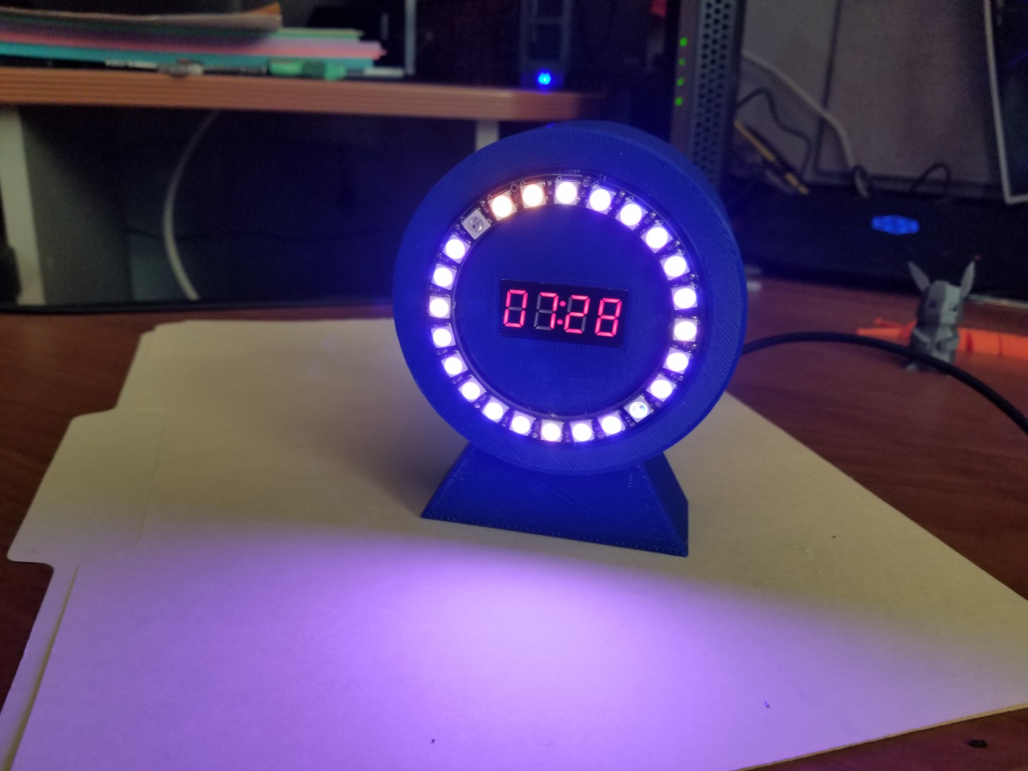 Neopixel Clock Case
