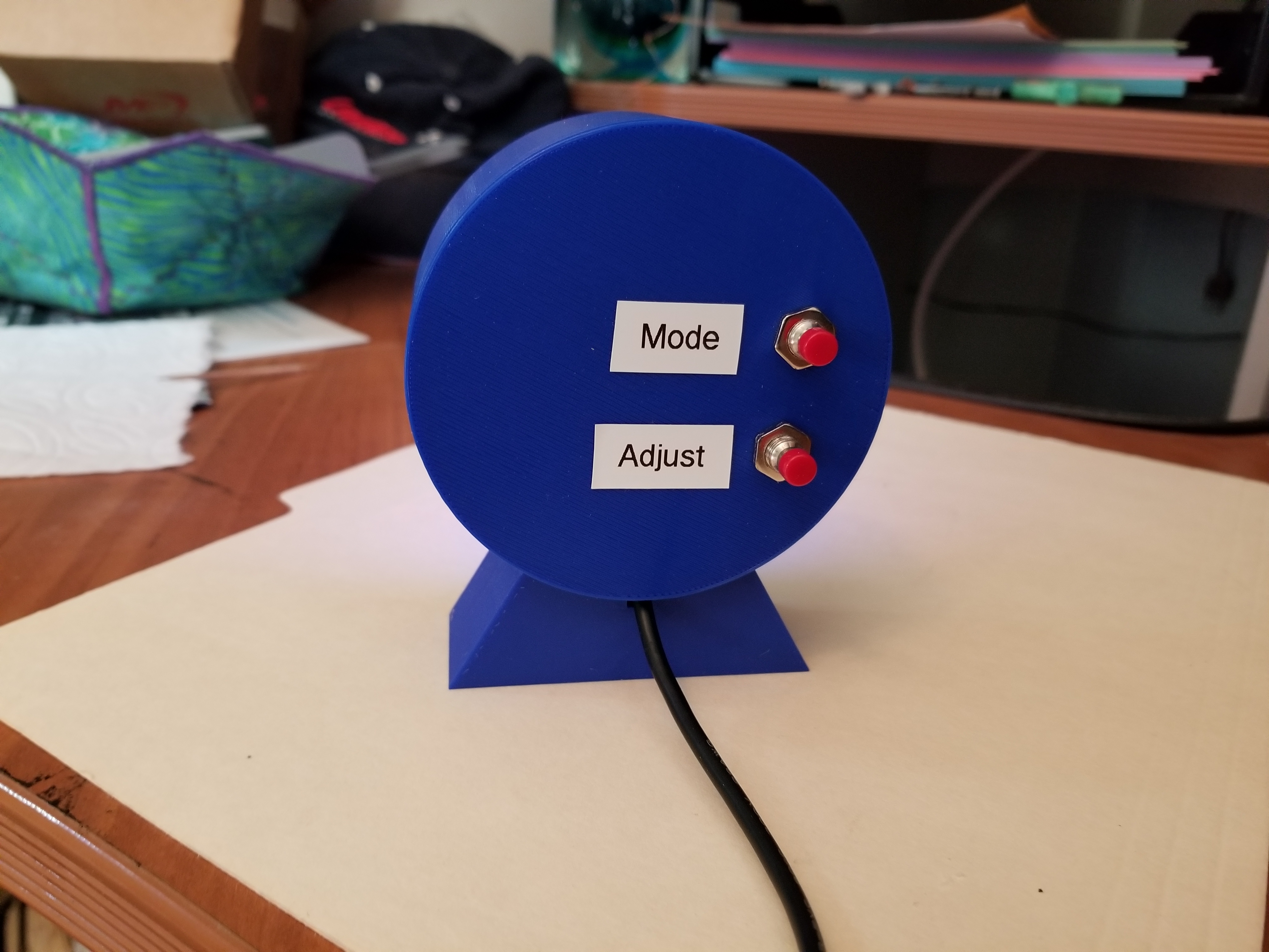Miniatura 3 do modelo 3D Neopixel Clock Case