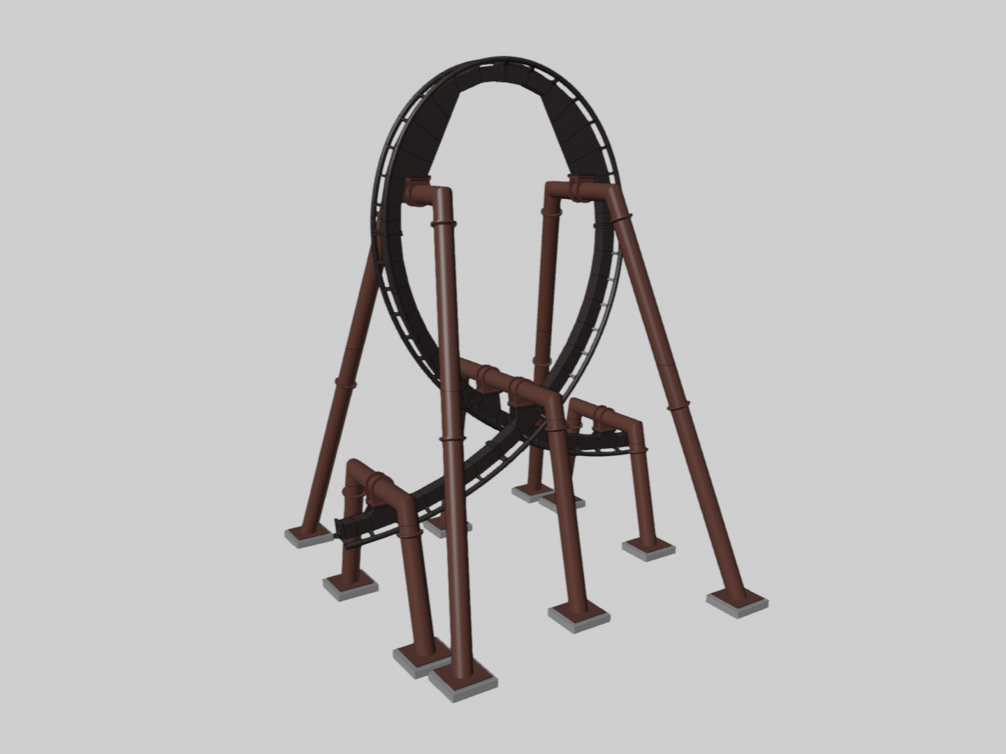 Inverted Loop 1 64 by 3D.Printed.Roller.Coasters Download free