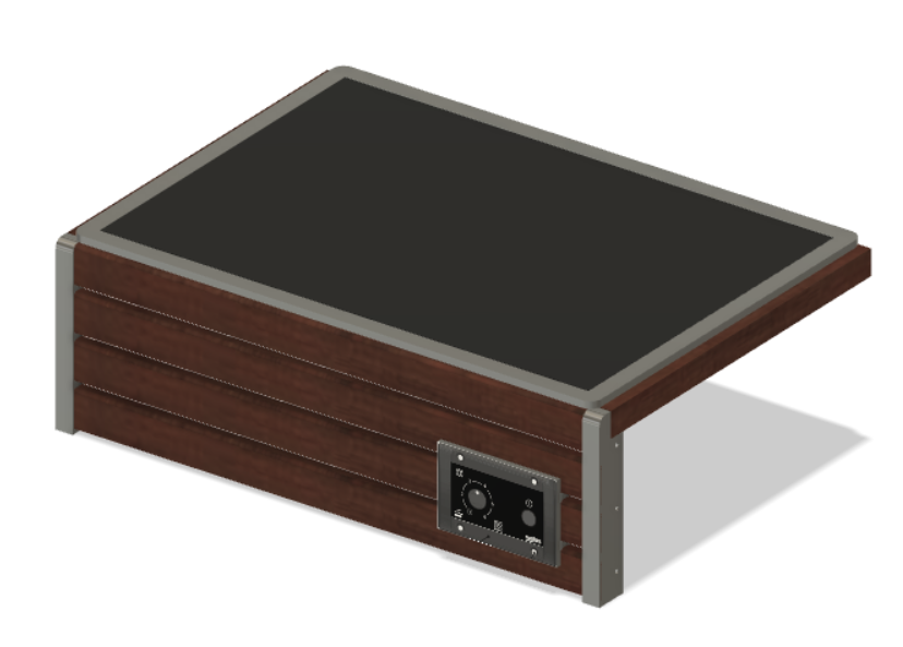 The front panel for Wallas 85DT/Nordic boat stove/heater