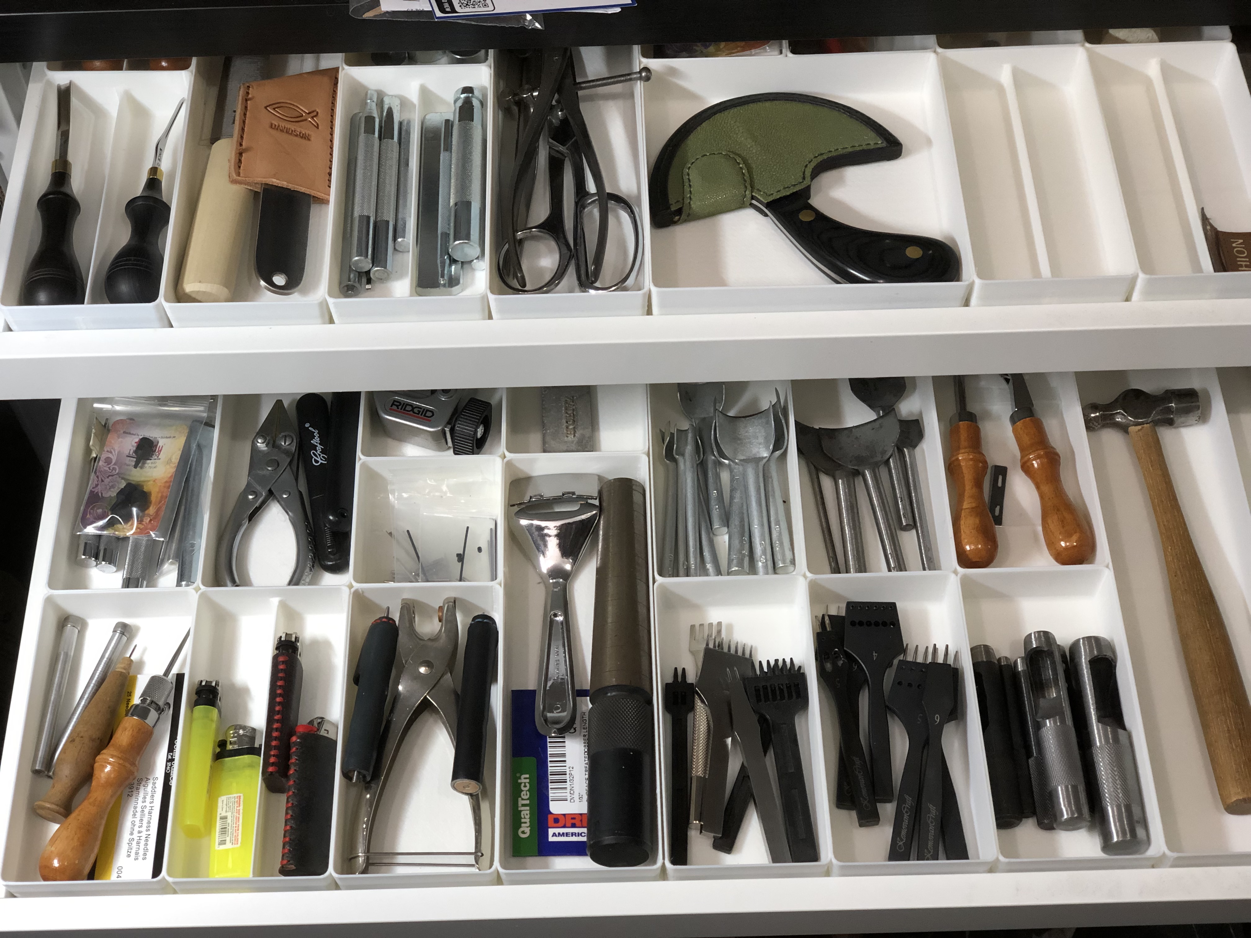 Shallow Drawer Organizer Trays (with thicker bottoms)