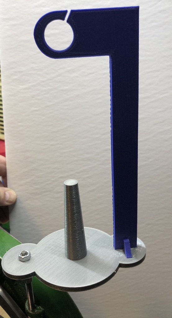 Thread Spool Stand for Chinese Leather Shoe Patcher (CLSP)