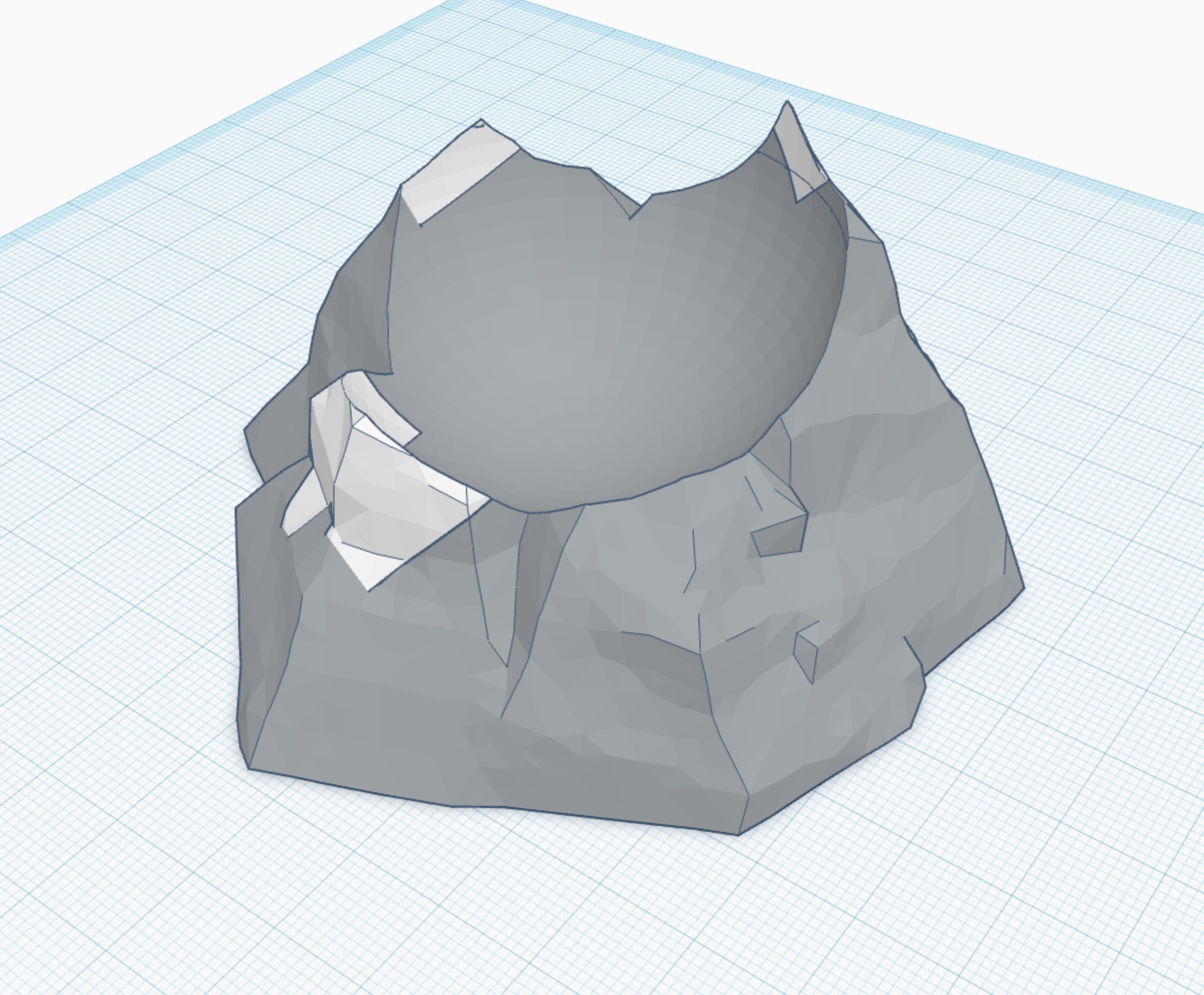 Mountain jewelry holder