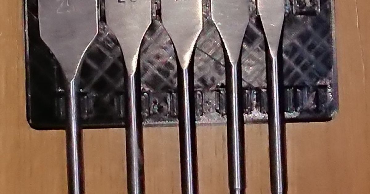 Wood drill spade bit holder by JPN_FI Download free STL model