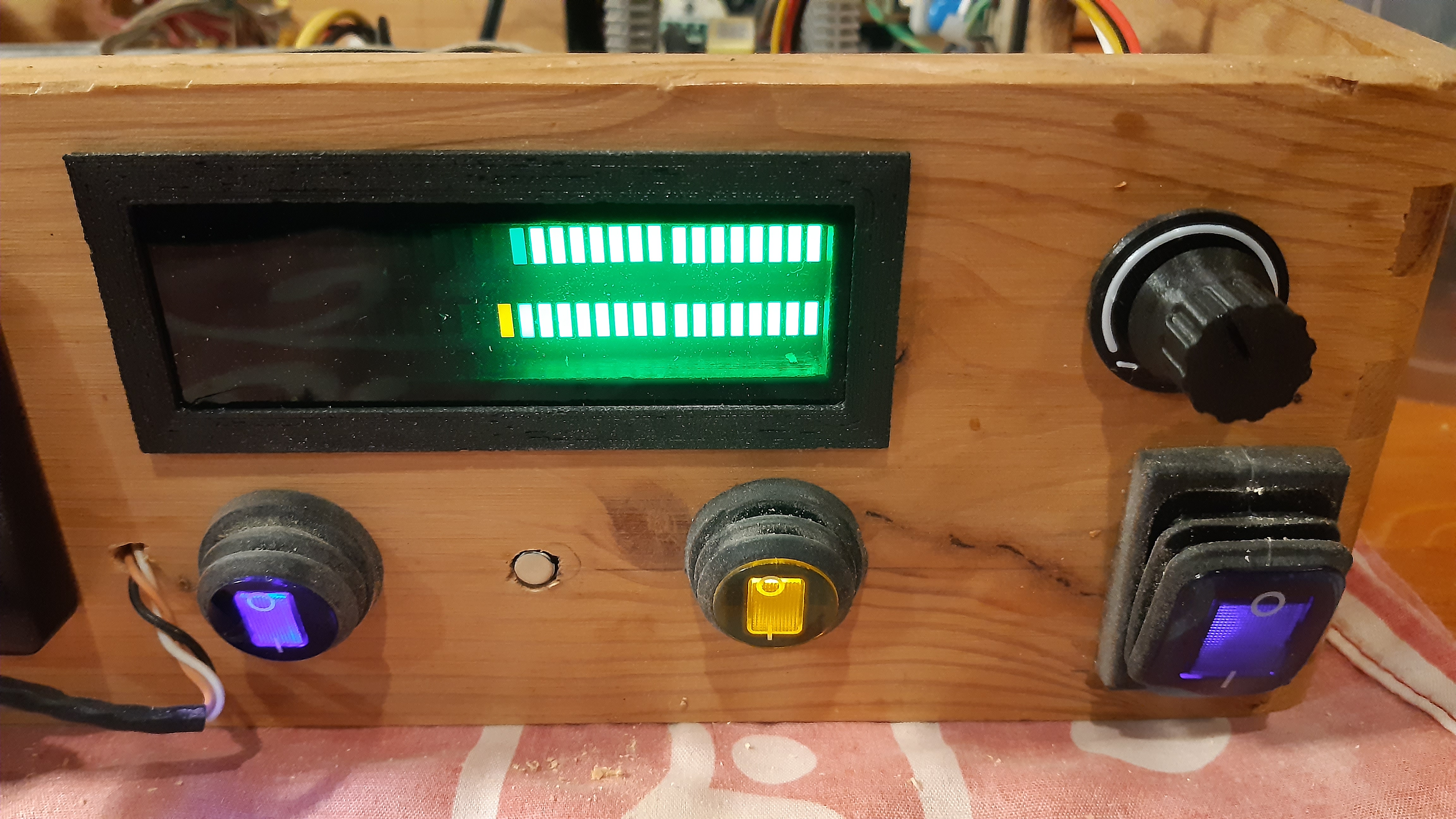 Panel Frame for VU Meter Display