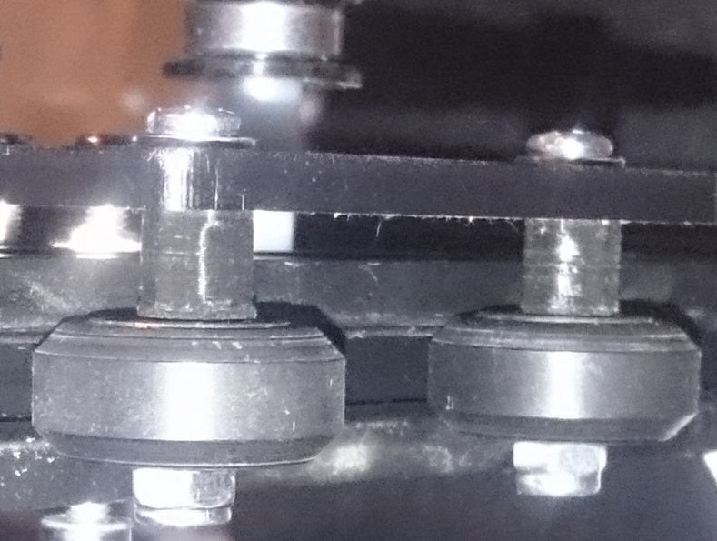 Long eccentric spacer for Tronxy X5S