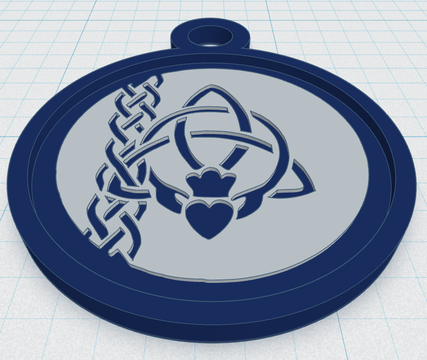 Claddagh Keytag 10