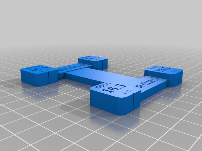 Oo gauge HO gauge track spacer for model railways by Detailrail