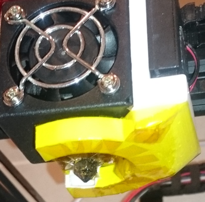 Tronxy X5S v3 fan nozzle