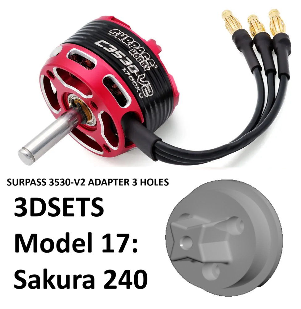 3DSETS Surpass 3530 V2 ADAPTER SAKURA 240