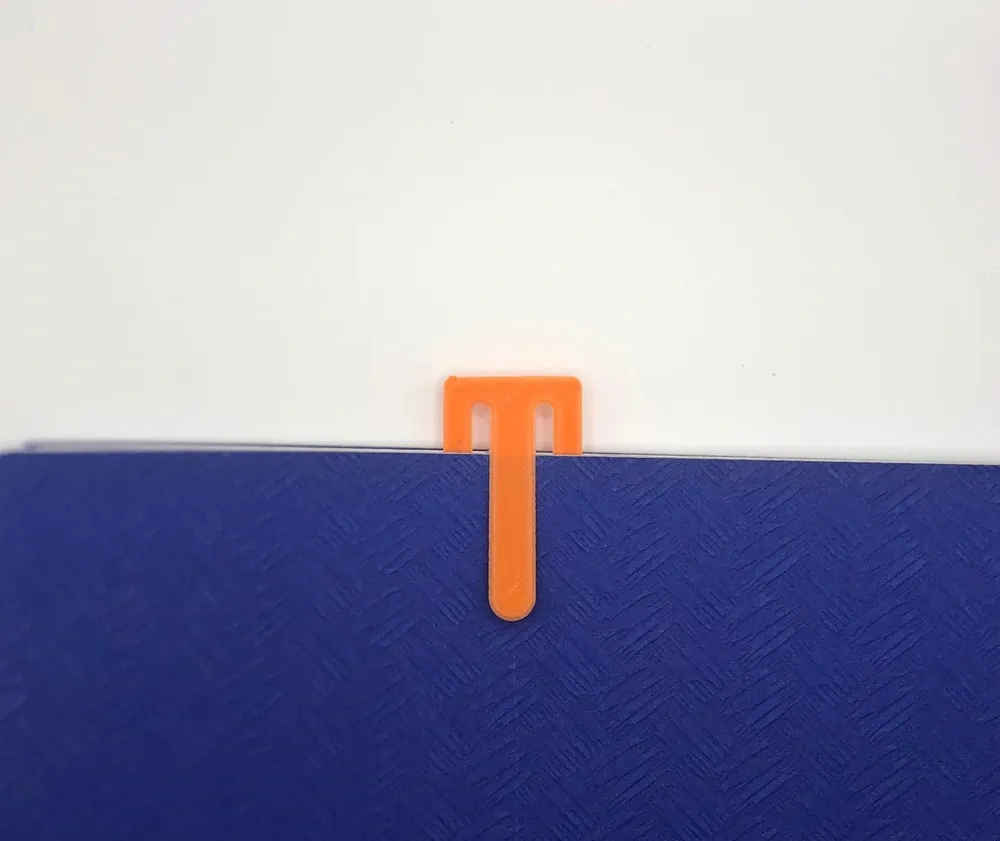 Simple Book Mark by Joey Thomasse | Download free STL model ...