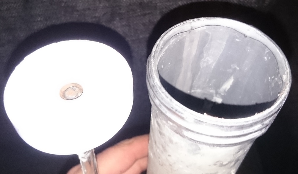 Caulk sausage gun spare piston