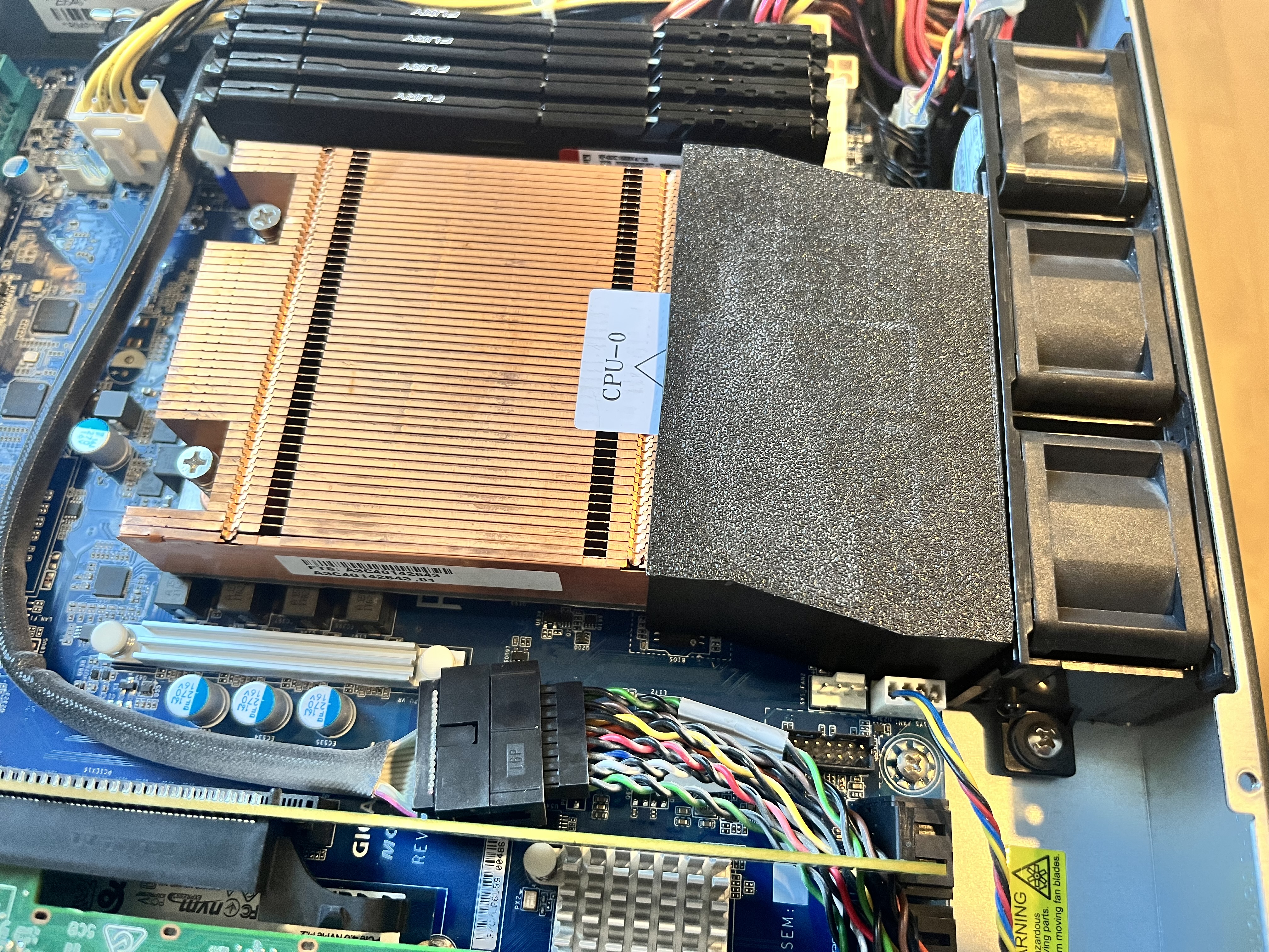 Fan Duct CPU - Supermicro SC510-203B