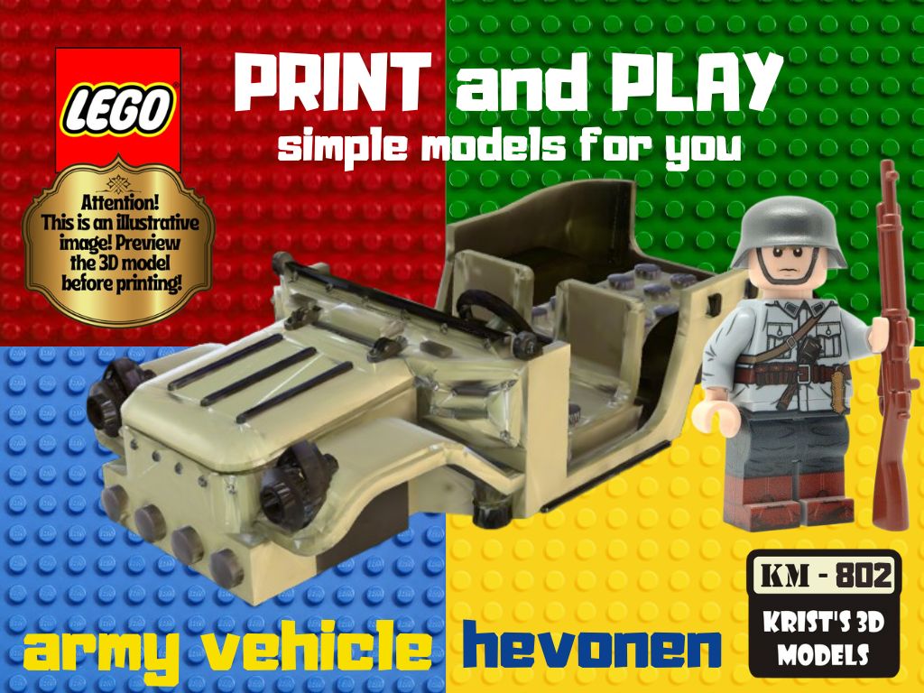 lego army vehicle hevonen