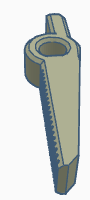 Flat grenade trigger
