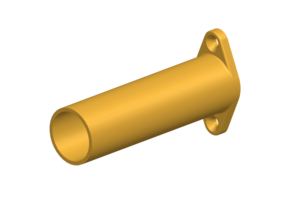 Wall Post 30mm Mount by Seb D | Download free STL model | Printables.com