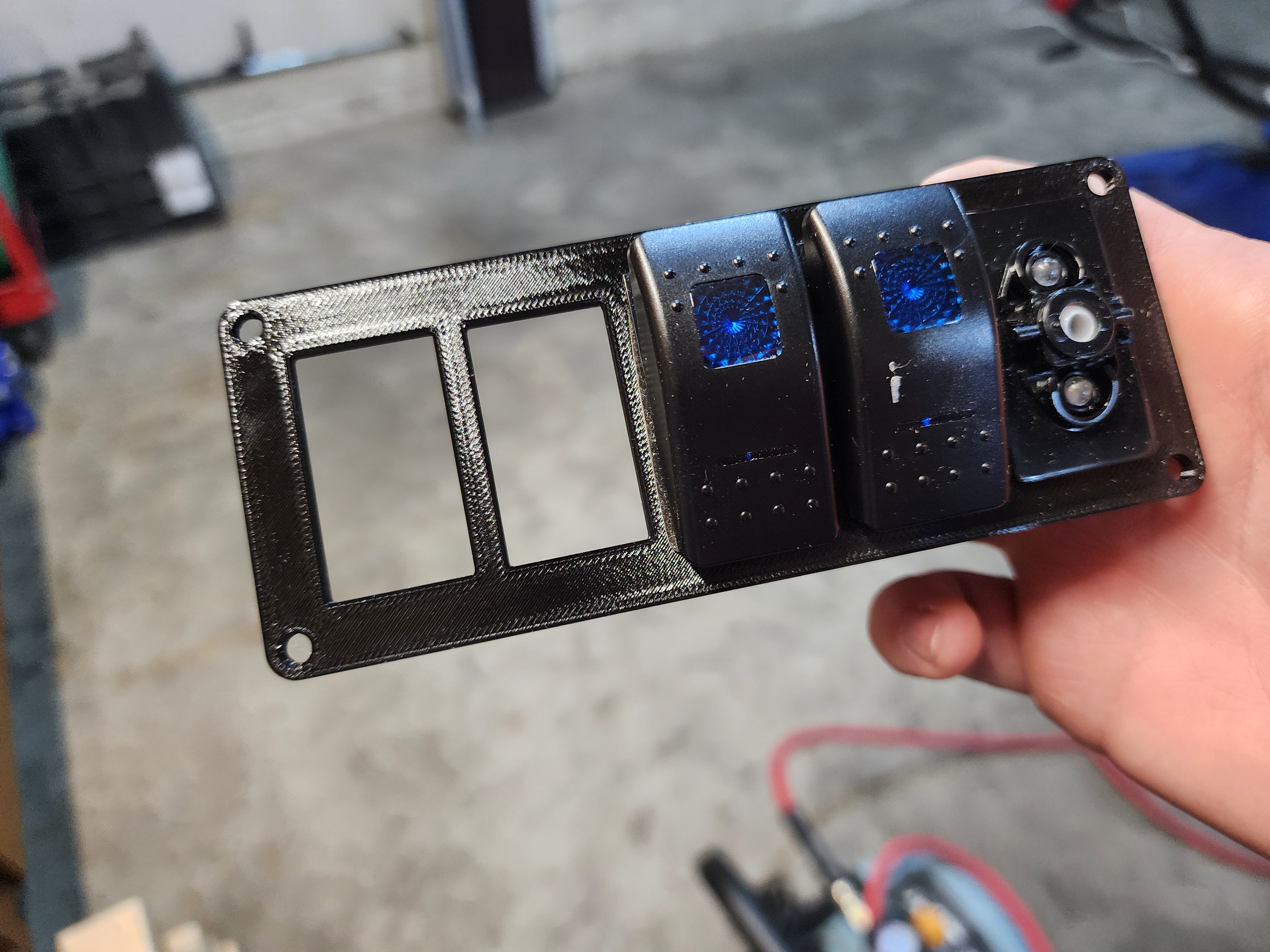 Parametric Rocker Switch Panel