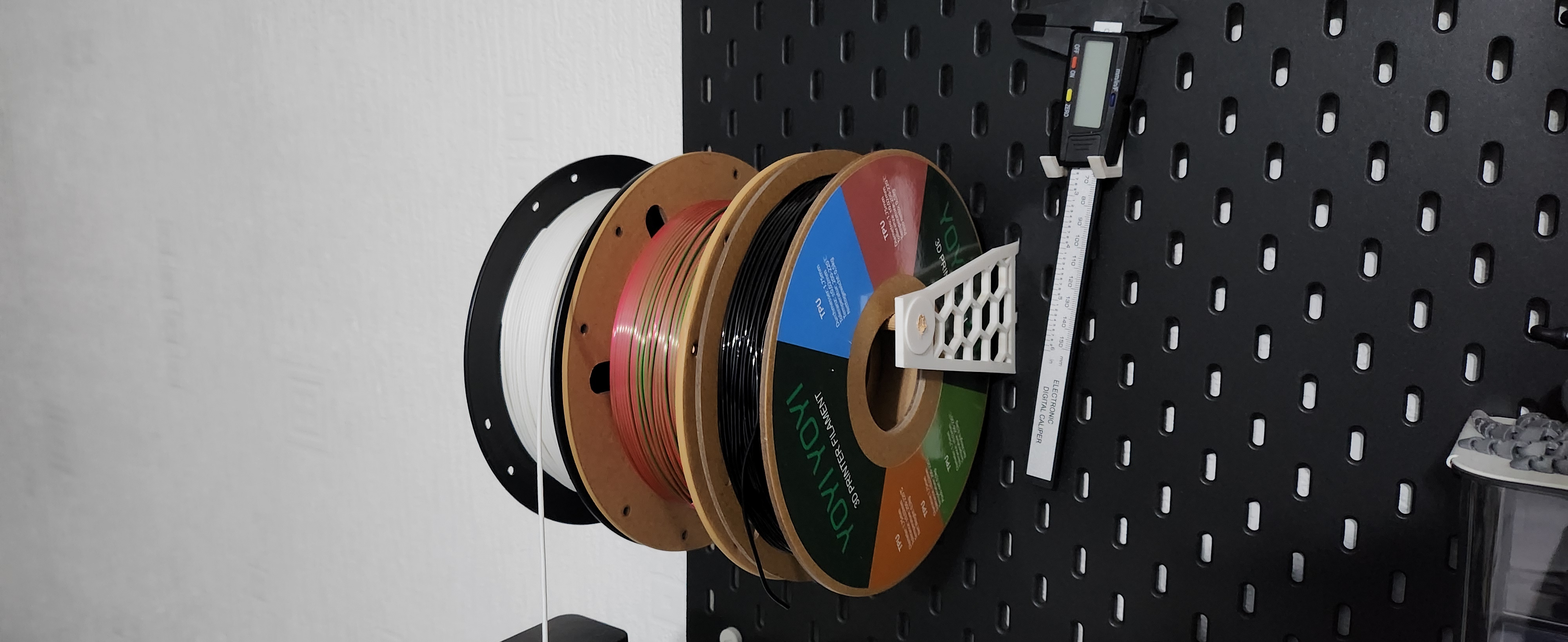 Filament Spool Holder for Ikea Skadis
