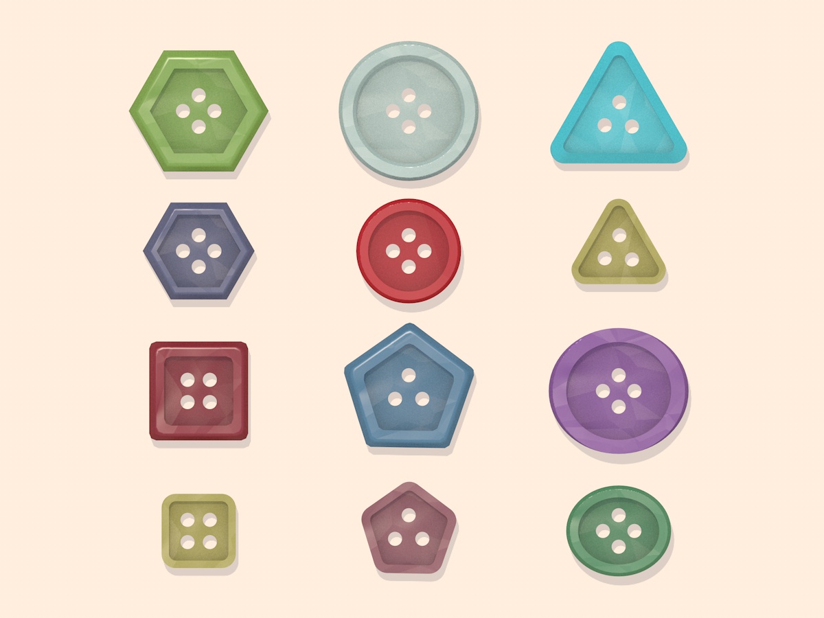 Buttons by v3li | Download free STL model | Printables.com