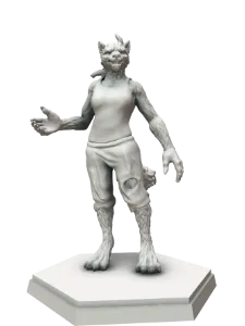 Dungeon and Dragons Werewolf(female)