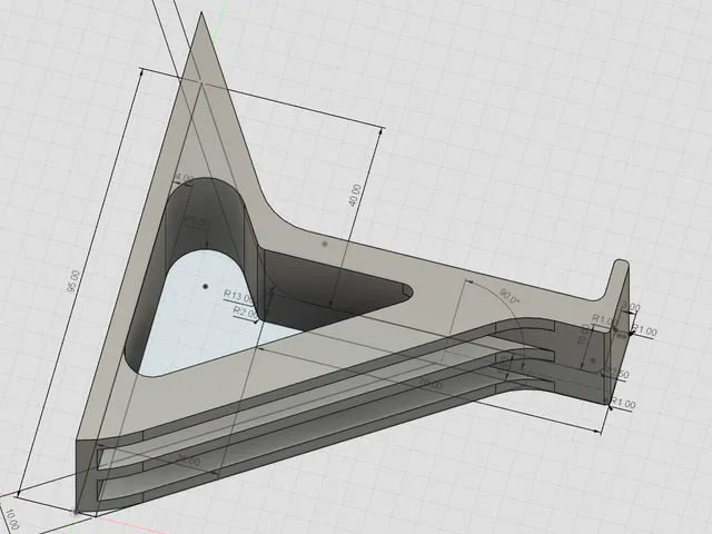 Parametric Wall-Mountable Headset Holder