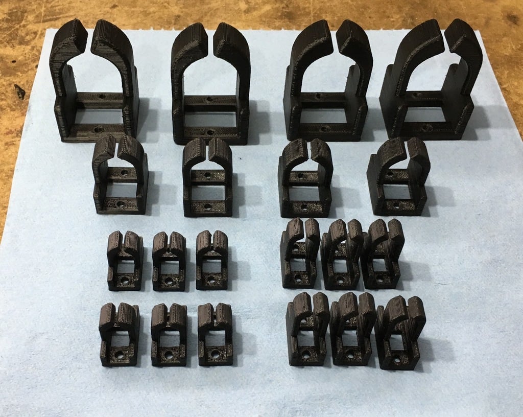 Miniatura 2 do modelo 3D Easy Cable Management Clips