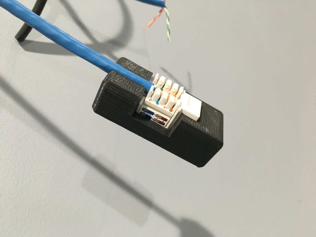 Keystone Jack Punchdown Holder by PatPend Download free STL model