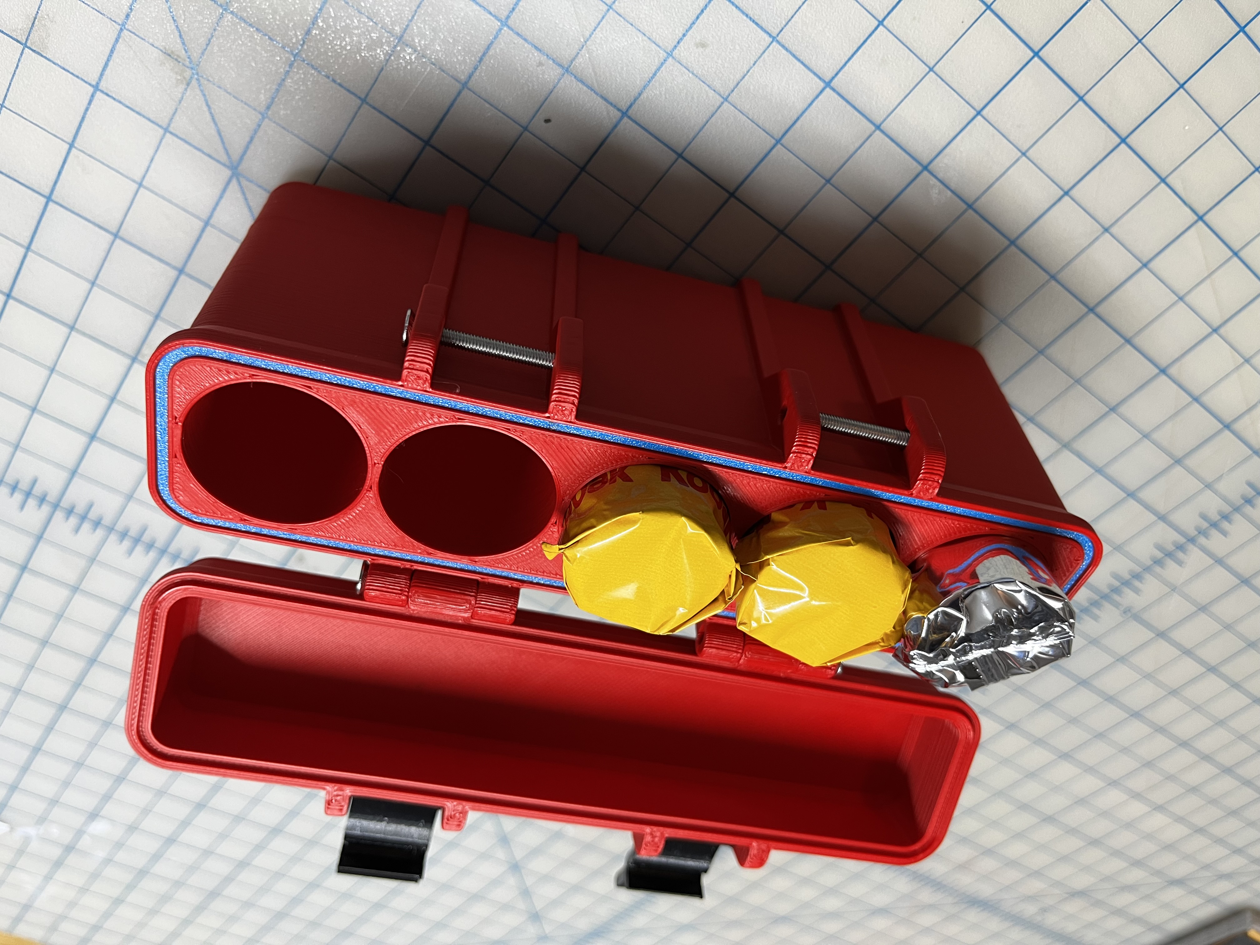 120 Film Rugged Storage Box 3D model thumbnail