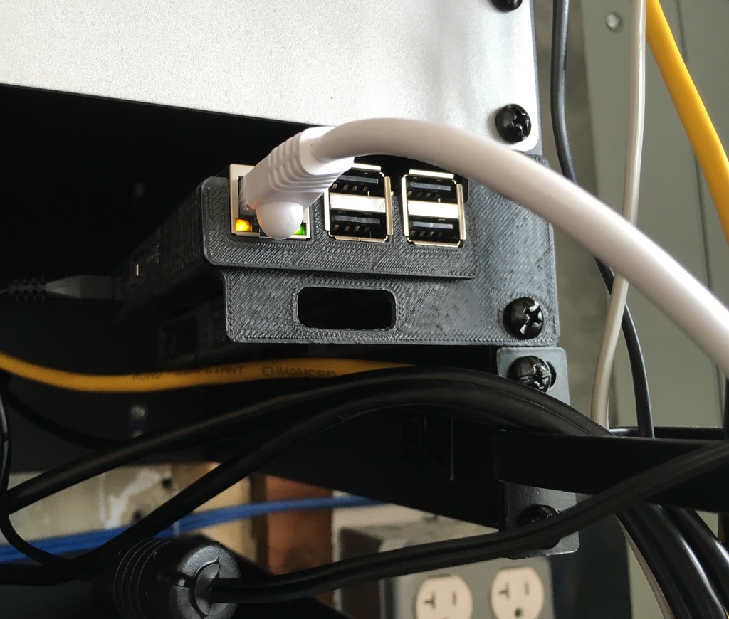 Rack mount raspberry pi case remix by patpend download free stl model