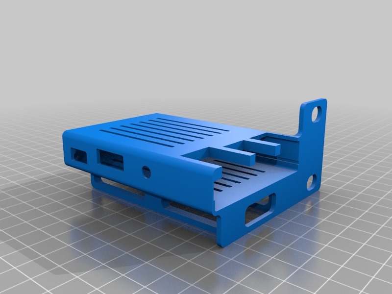 Rack Mount Raspberry Pi Case remix by PatPend | Download free STL model ...