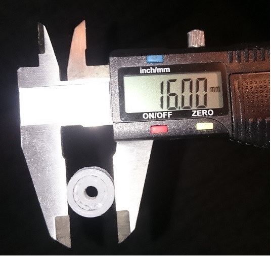 Roller (pin) bearing 5x16x5mm
