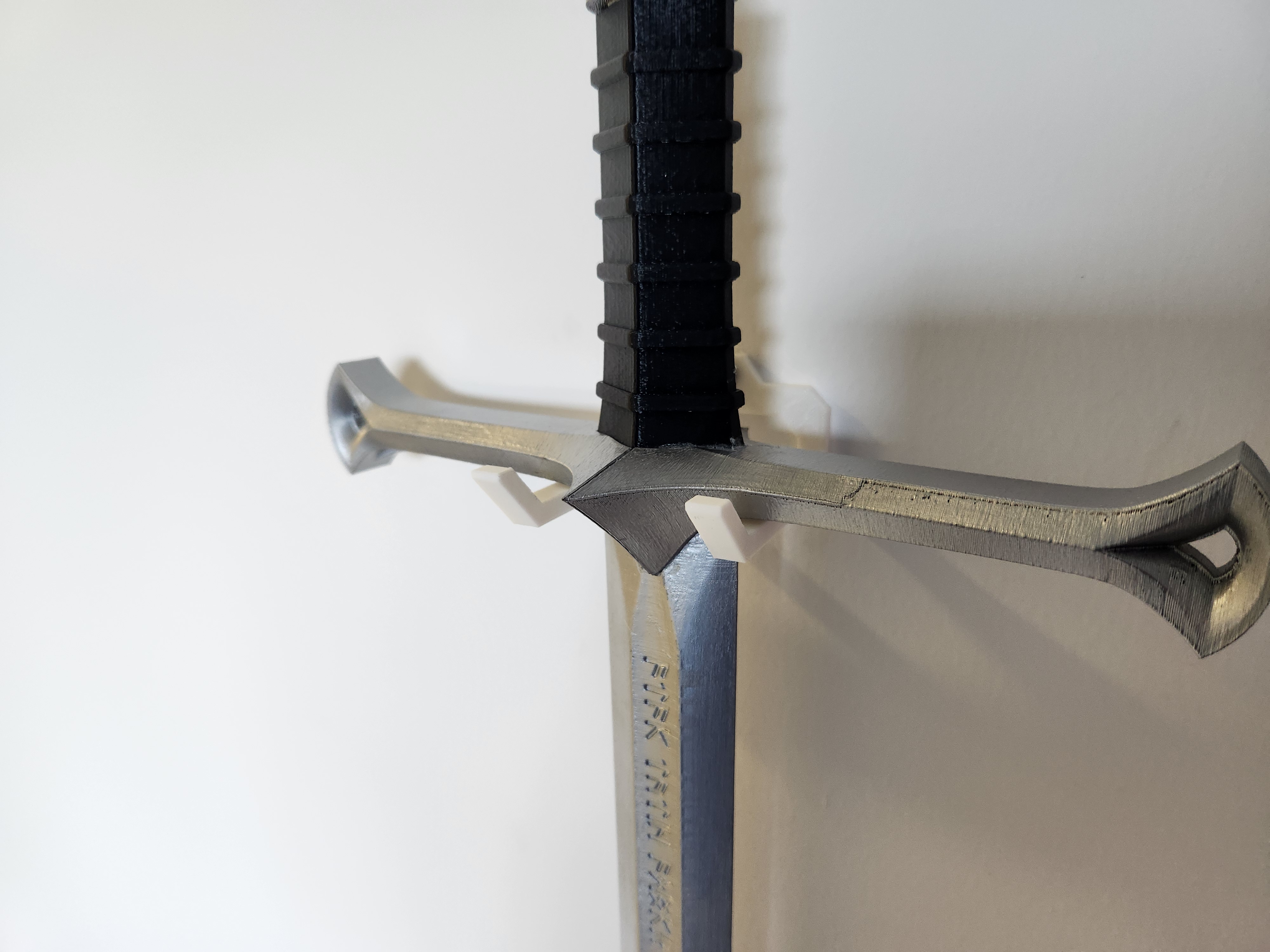 Wall Mount for Andúril/Narsil Sword, Might work with other swords