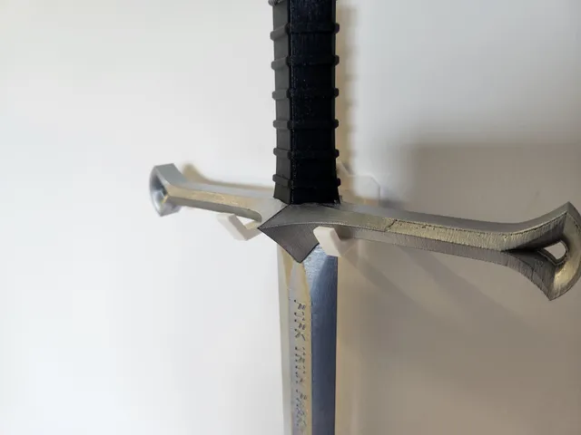 Wall Mount for Andúril/Narsil Sword, Might work with other swords
