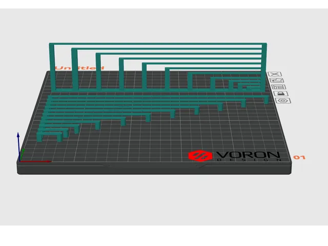 247printing Extreme Bridging Tests 10mm to 225mm (Horizontal and Vertical)