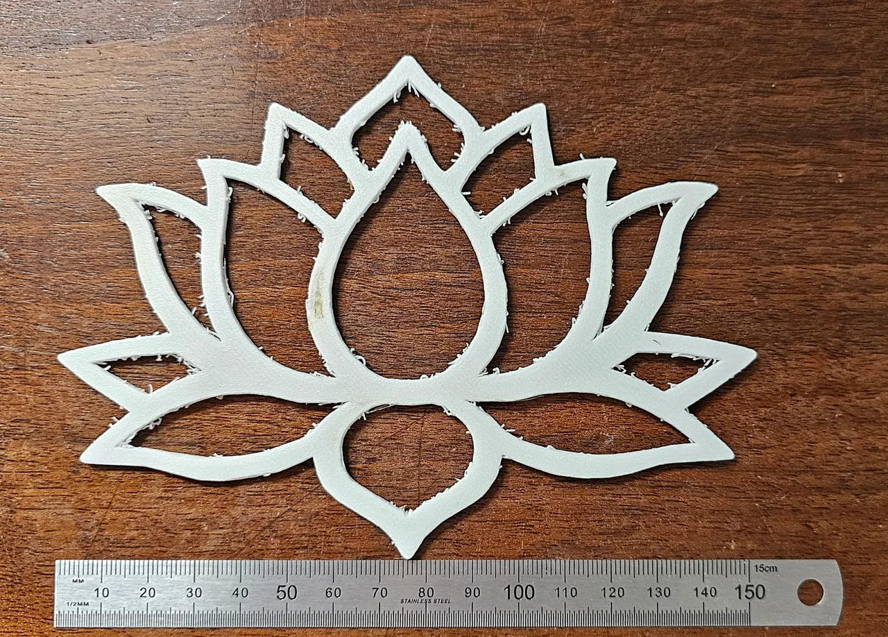 Lotus Flower Stencil by martinms | Download free STL model | Printables.com