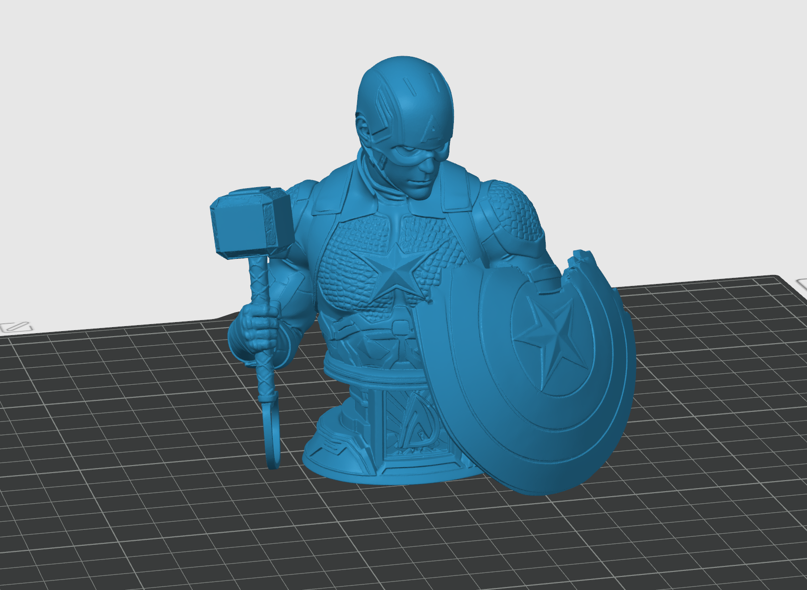 Avengers - Captain America 3D model by LM3Dtisk Lukáš Mlýnek