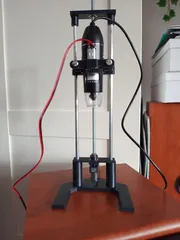 USB microscope with 2 motors - focusing and leveling