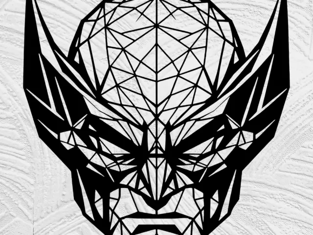 wolverine low poly Art