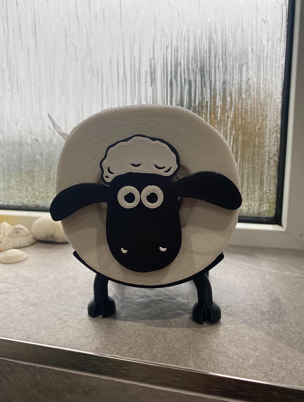 Shaun the Toilet Sheep - easier to print/use