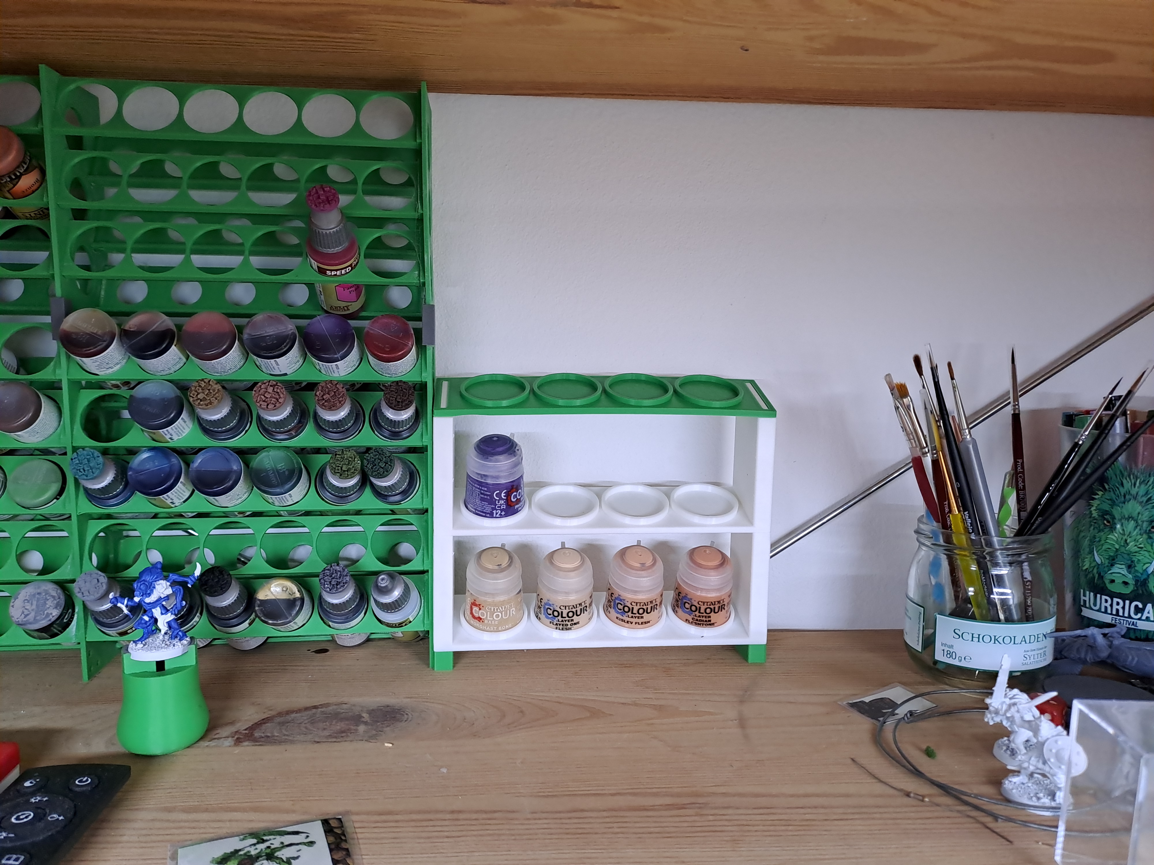 Miniatura 3 do modelo 3D stackable paint rack for citadel colours