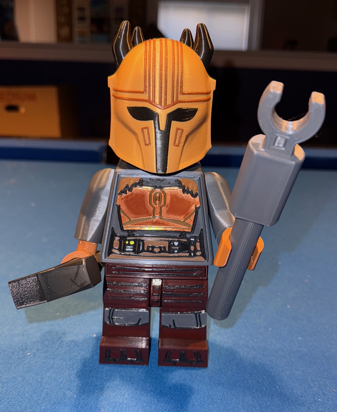 Star Wars Mandalorian Armorer Brick MegaFigure (5:1 Scale)