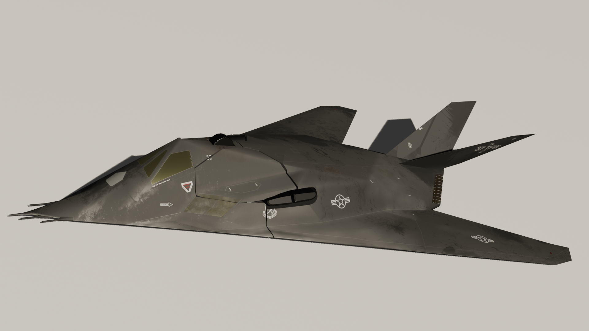 Hyperx Pulsefire Saga - F-117 Nighthawk