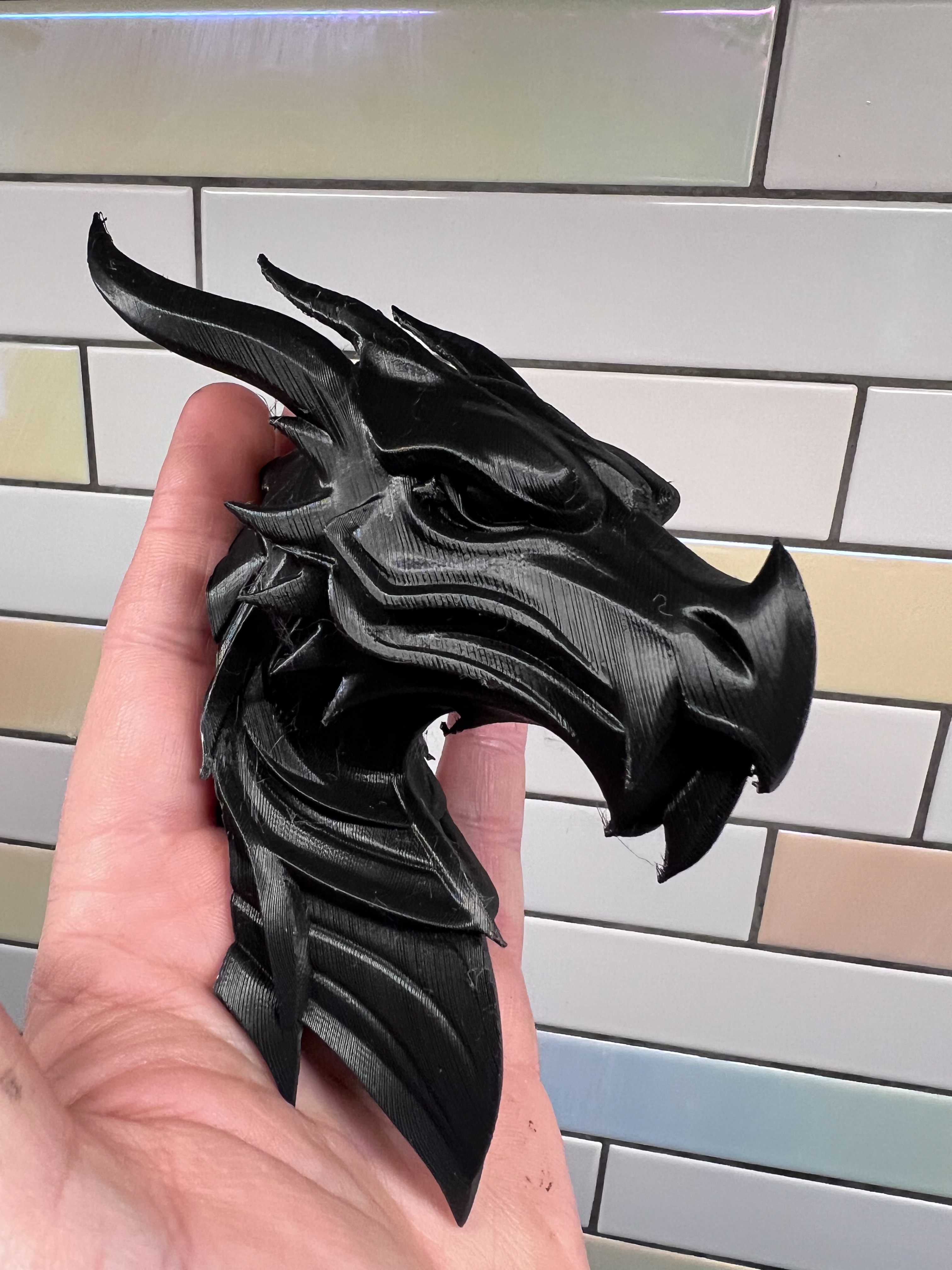 Flat backed Dragon head