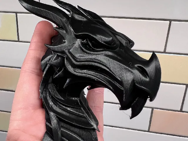 Flat backed Dragon head