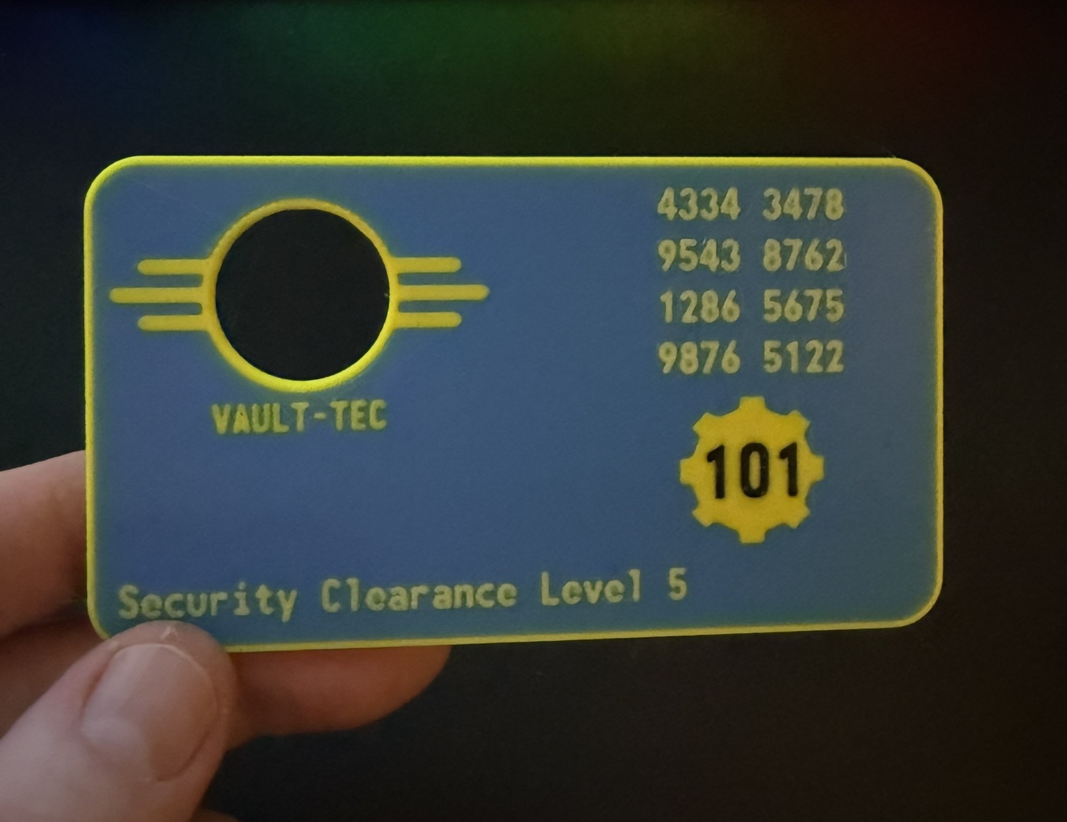 Fallout Keycard (Vaults 101, 33, 76)