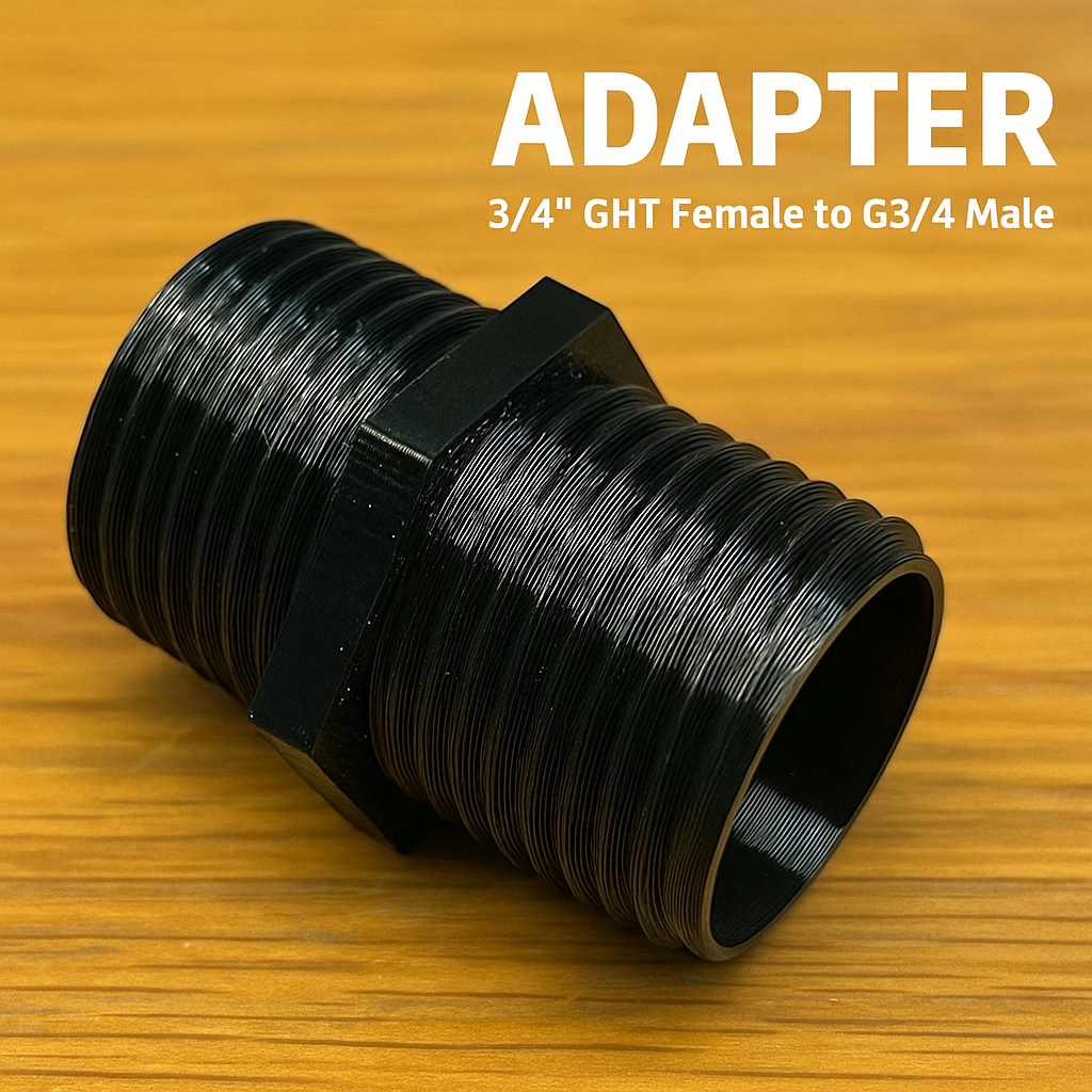 Adapter male 3/4" GHT G3/4" male