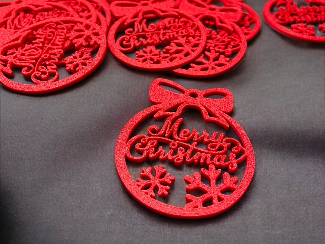 Merry Christmas Ball Ornament